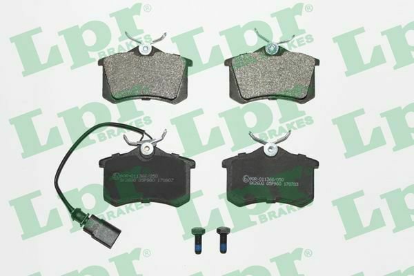 LPR 05P980 Brake Pad Set, disc brake for FORD, SEAT, VW