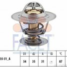 FACET 7.8223S Thermostat, coolant for AUDI, FORD, SEAT, SKODA, VW