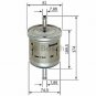 BOSCH 0450905318 Fuel filter for AUDI, BENTLEY, SEAT, SKODA, VW