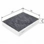 BOSCH 1987435503 Filter, interior air for ALPINA, BMW