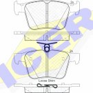 ICER 182098 Brake Pad Set, disc brake for AUDI, CUPRA, SEAT, SKODA, VW