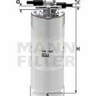 MANN WK7002 Fuel filter for AUDI