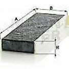 MANN CUK29003-2 Filter, interior air for CITROËN, DS, OPEL, PEUGEOT, TOYOTA