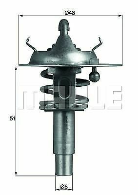 BEHR TX10690D Thermostat, coolant for BMW, MERCEDES-BENZ
