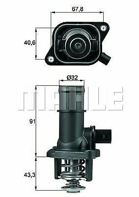 BEHR TI16105 Thermostat, coolant for AUDI, SKODA, VW