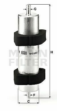 MANN WK 6003 Fuel filter for AUDI
