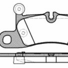 REMSA 1379.10 Brake Pad Set, disc brake for PORSCHE, VW