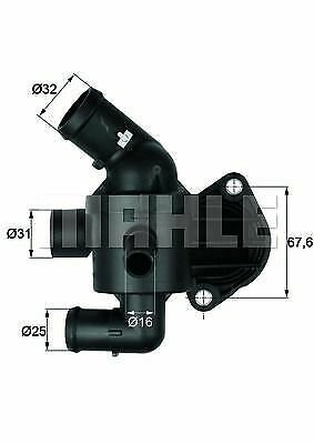 BEHR TI1587 Thermostat, coolant for AUDI, SEAT, SKODA, VW