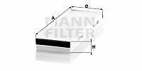 MANN CU3023-2 Filter, interior air for AUDI, VW