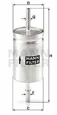 MANN WK512 Fuel filter for ALFA ROMEO, AUDI, CADILLAC, CITRO&Atilde;�N, DAEWOO, FIAT, IR