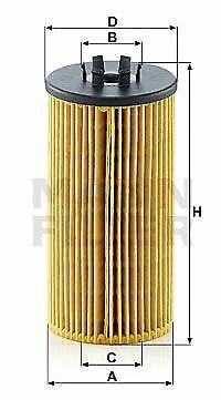 MANN HU835/1Z Oil Filter for AUDI, VW