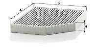 MANN CUK2450 Filter, interior air for AUDI, PORSCHE
