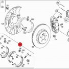 MERECEDES-BENZ A2404200120 Mercedes-Benz A2404200120 Brake Shoe Repair Kit, OE (