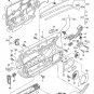 VW AUDI SKODA SEAT 4E0868979A25D Audi 4E0868979A25D Door Trim Panel Pocket, Map