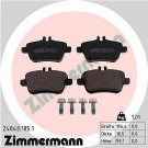 ZIMMERMANN 24848.185.1 Brake Pad Set, disc brake for MERCEDES-BENZ