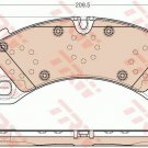 TRW GDB2004 Brake Pad Set, disc brake for PORSCHE
