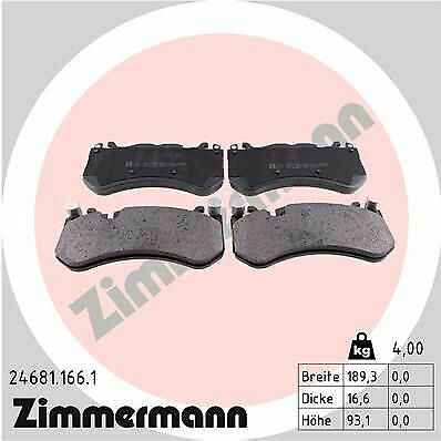 ZIMMERMANN 24681.166.1 Brake Pad Set, disc brake for MERCEDES-BENZ