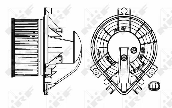 NRF 34158 Interior Blower for MINI