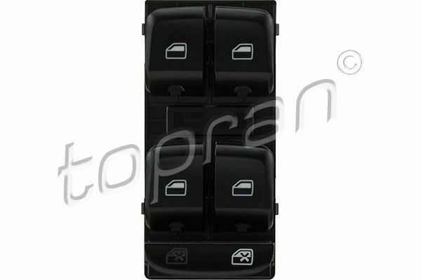 TOPRAN 114 755 Switch, window regulator for AUDI