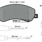 TEXTAR 2448401 Brake Pad Set, disc brake for FORD