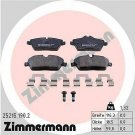 ZIMMERMANN 25215.190.2 Brake Pad Set, disc brake for MERCEDES-BENZ