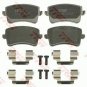 TRW GDB1765 Brake Pad Set, disc brake for AUDI