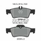 TEXTAR 2333403 Brake Pad Set, disc brake for MERCEDES-BENZ