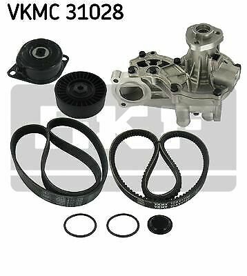 SKF VKMC 31028 Water Pump + V-Ribbed Belt Kit for SEAT, VW
