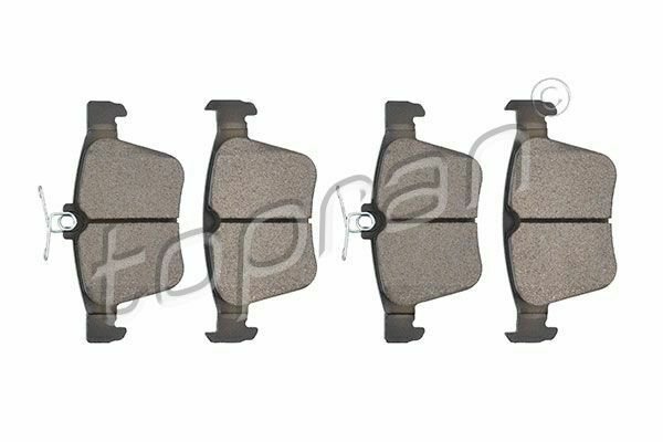 TOPRAN 116650 Brake Pad Set, disc brake for AUDI, SEAT, SKODA, VW