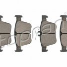 TOPRAN 116650 Brake Pad Set, disc brake for AUDI, SEAT, SKODA, VW