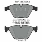 TEXTAR 2331211 Brake Pad Set, disc brake for BMW