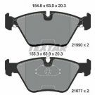 TEXTAR 2199003 Brake Pad Set, disc brake for BMW