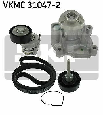 SKF VKMC 31047-2 Water Pump + V-Ribbed Belt Kit for AUDI, SEAT, SKODA, VW
