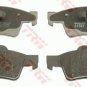 TRW GDB1643 Brake Pad Set, disc brake for MERCEDES-BENZ
