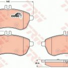 TRW GDB1736 Brake Pad Set, disc brake for MERCEDES-BENZ