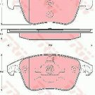TRW GDB1691 Brake Pad Set, disc brake for CITROËN, DS, PEUGEOT