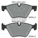 TEXTAR 2379301 Brake Pad Set, disc brake for BMW