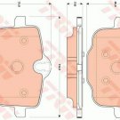 TRW GDB1869 Brake Pad Set, disc brake for BMW