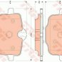 TRW GDB1869 Brake Pad Set, disc brake for BMW