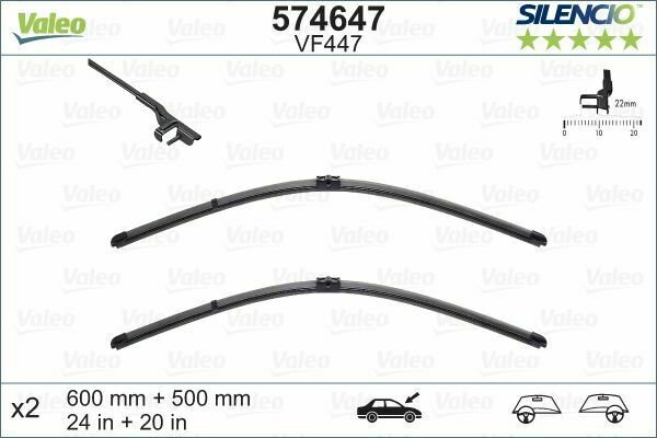 VALEO 574647 Wiper Blade for BMW