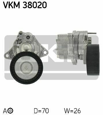 SKF VKM 38020 Tensioner Pulley, v-ribbed belt for JEEP, MERCEDES-BENZ