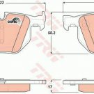 TRW GDB1727 Brake Pad Set, disc brake for BMW
