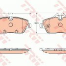 TRW GDB2038 Brake Pad Set, disc brake for BMW
