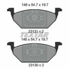 TEXTAR 2313001 Brake Pad Set, disc brake for AUDI, SEAT, SKODA, STREETSCOOTER, V