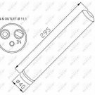 NRF 33298 Dryer, air conditioning for MERCEDES-BENZ, VW