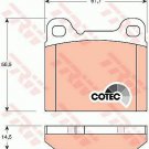 TRW GDB1160 Brake Pad Set, disc brake for VOLVO