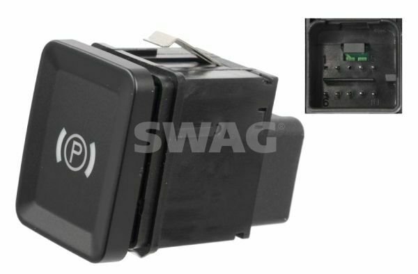 SWAG 30 93 7606 Switch, park brake actuation for VW