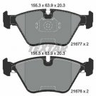 TEXTAR 2167703 Brake Pad Set, disc brake for BMW