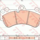 TRW GDB1720 Brake Pad Set, disc brake for VW