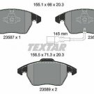 TEXTAR 2358701 Brake Pad Set, disc brake for AUDI, SEAT, SKODA, VW
